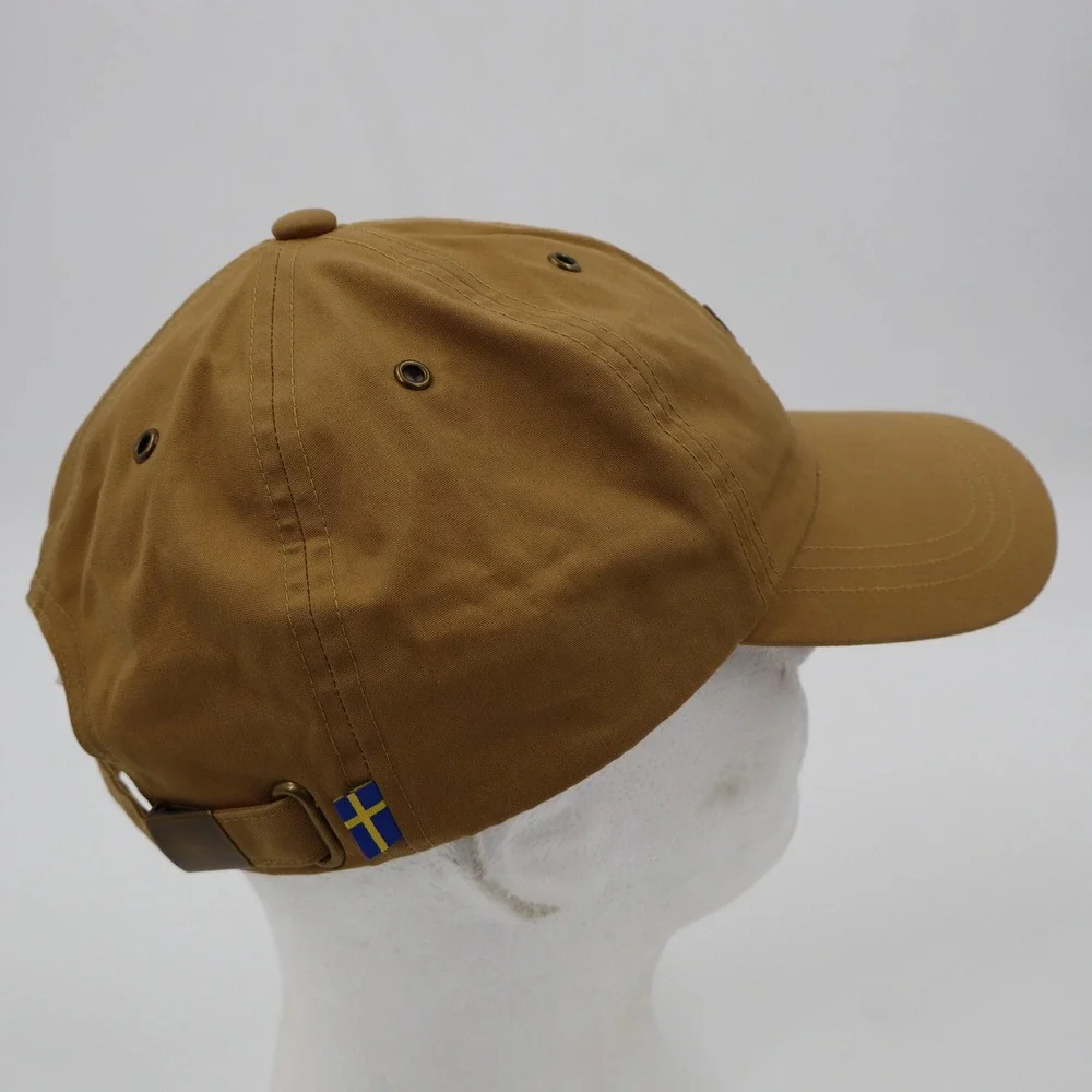 Fjallraven Helags Cap Mens L/XL Ochre Brown G-1000 Adjustable Hat - Picture 3 of 8